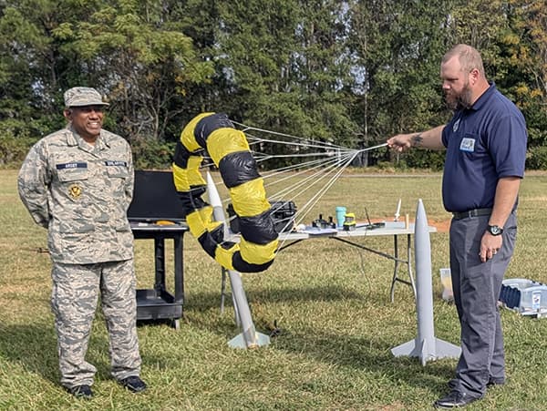 Ganesh Anand Arcot volunteers with the Civil Air Patrol (U.S. Air Force Auxiliary) Charles Duke Jr. Composite Squadron in Anderson, South Carolina.
